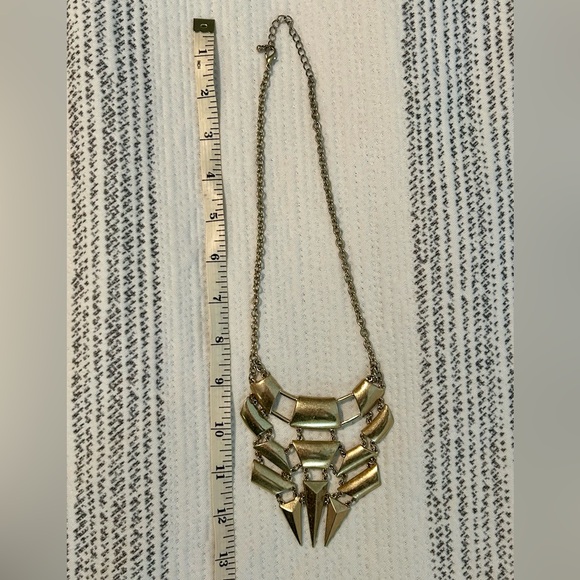 Gold Statement Necklace - Picture 3 of 3
